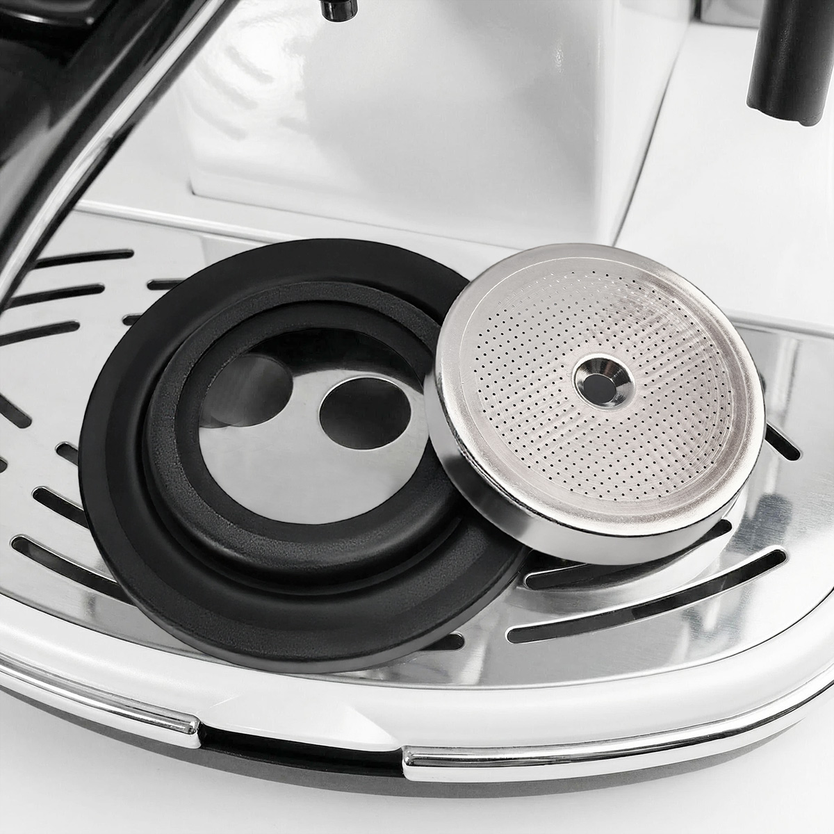 Delonghi Espresso Magnifica - ชุดปะเก็นฝาครอบหัวชง สำหรับฉากกั้นฝักบัว ใช้ได้กับเครื่องชงกาแฟ Delonghi รุ่น ECO310/150/155/200/220/330/260/270/450
