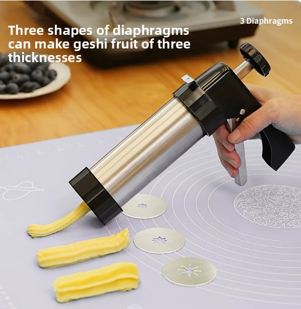 เครื่องทำชูโรสสแตนเลสแบบปืนกดค - Churros Maker Gun บทวิจารณ์และราคา