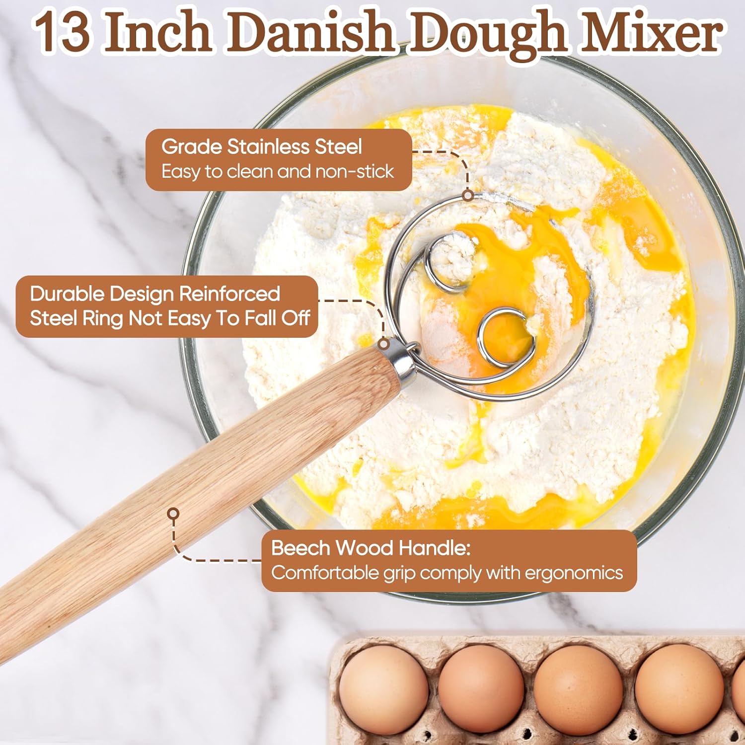 อุปกรณ์ทำขนมปังซาวโดว์ รวมถึงแ - Danish Pancake Pan บทวิจารณ์และราคา
